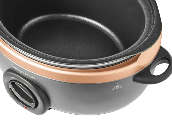 Morphy Richards 460016 3.5L Sear and Stew Slow Cooker - Grey_angled view 2