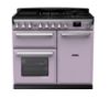 Rangemaster 17855 Estel Deluxe 100 Dual Fuel Range Cooker in Heather with Chrome Trim - ESDL100DFPHTH/CM1_main