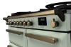 Rangemaster 18080 Estel Deluxe 100 Dual Fuel Range Cooker in Mint with Antique Brass Trim - ESDL100DFPMNT/AB1_controls