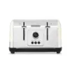 Morphy Richards 240132 Venture 4 Slice Toaster - Cream_front view