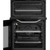 Hotpoint 50cm 63L Electric Twin Cooker with Ceramic Hob _open door