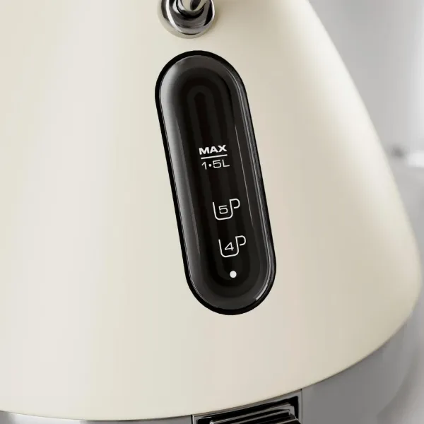 Morphy Richards 100132 1.5 Litres Venture Pyramid Rapid Boil Kettle - Cream_side