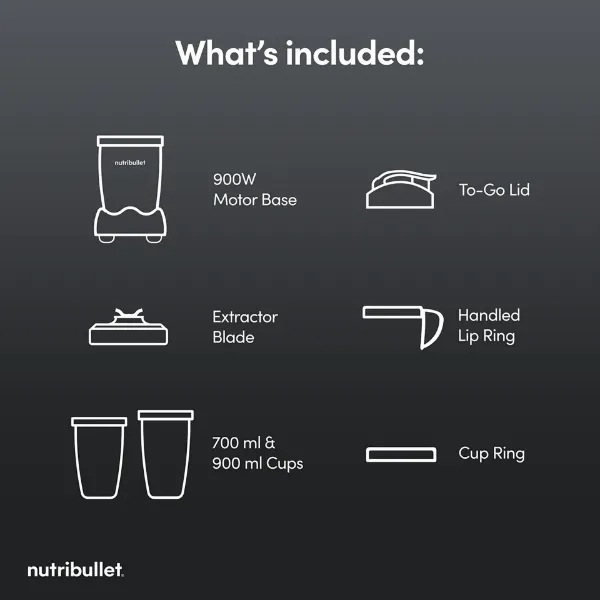 Nutribullet 2777 McLaren Portable Blender - Grey_contents 2