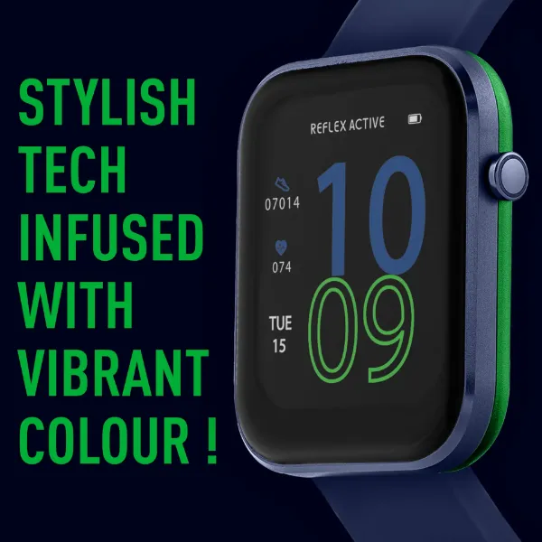 Reflex Active RA12-2154 Series 12 Navy Strap Smart Watch - Navy_technology