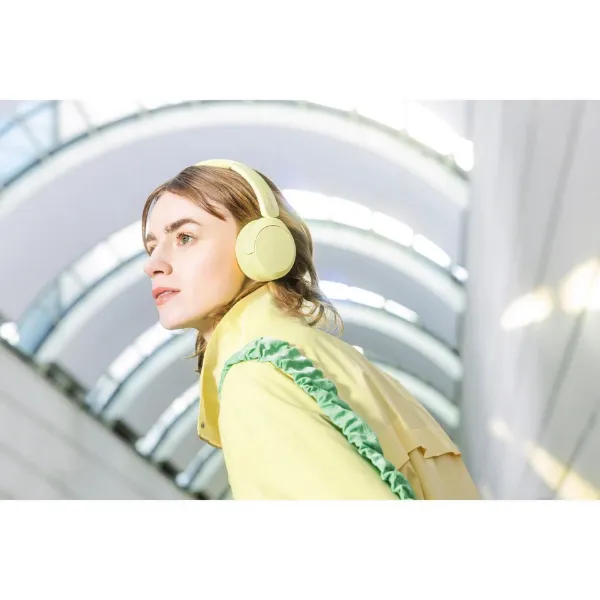 Sony WHCH520Y.CE7 Wireless Bluetooth Over ear headphones - Yellow_main