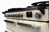 Rangemaster 15080 Estel Deluxe 100 Dual Fuel Range Cooker in Pale Cream with Chrome Trim - ESDL100DFPPCR/CM1_controls
