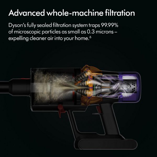 Dyson V15SUBMARINE Detect Submarine Wet & Dry cleaner - Yellow/Nickel_filtration