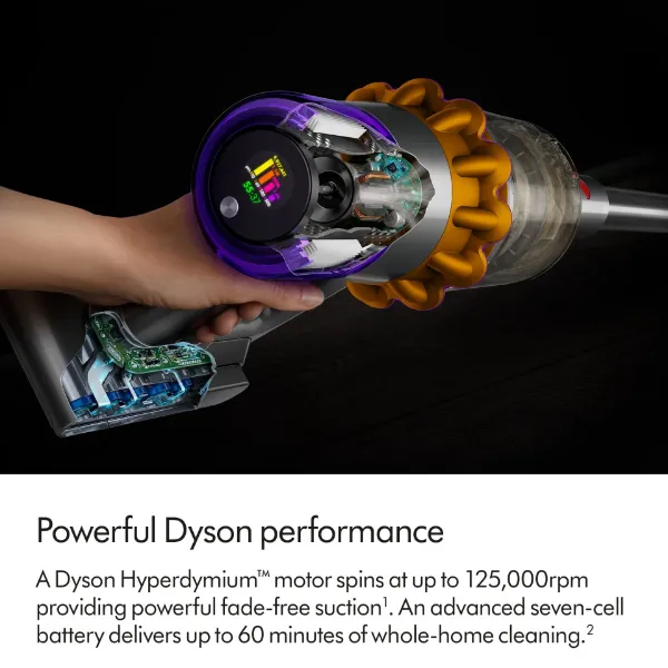 Dyson V15SUBMARINE Detect Submarine Wet & Dry cleaner - Yellow/Nickel_suction