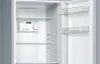 Bosch KGN33NLEBG Series 2 Free-standing fridge-freezer with freezer at bottom 176 x 60 cm Stainless steel look, Total No Frost shelves 2