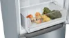 Bosch KGN33NLEBG Series 2 Free-standing fridge-freezer with freezer at bottom 176 x 60 cm Stainless steel look, Total No Frost shelves 4