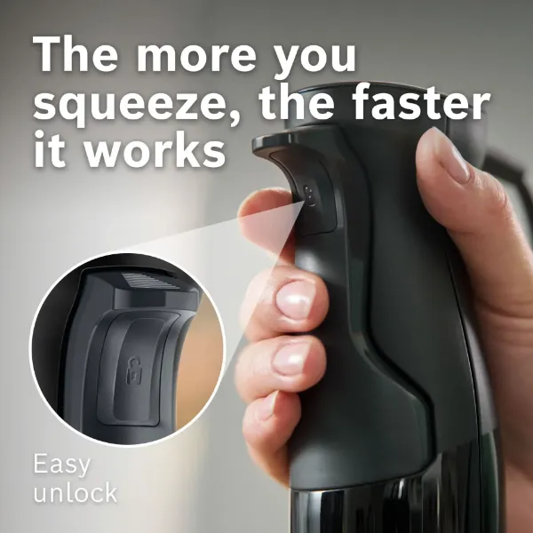BOSCH Series 4 Ergomaster MSM4B624GB Hand Blender - Anthracite_unlock