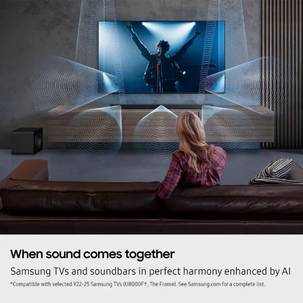 Samsung HW-QS700F/XU 3.1.2ch Q-Series Soundbar with Subwoofer - Titan Black_sound