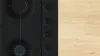 Bosch PBP6B6K60 Series 2, Gas hob, 60 cm, Enamel, Black controls
