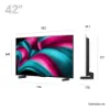 LG OLED42C55LA.AEK 42" 4K Ultra HD OLED evo AI C5 Smart TV_dimensions
