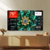 TCL 75Q6C-UK 75" 4K QD-Mini LED UHD Smart Google TV_front