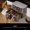 Ninja DZ400UK 9.5 litre MAX 6-in-1 Dual Zone Air Fryer - Gun Metal Grey_drawers