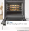 Bosch MBA533BB3B Series 4, Built-in double oven features