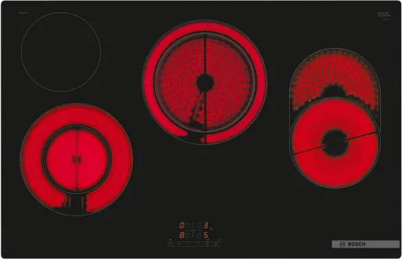 Bosch PKH811BB1D Series 4, Electric hob, 80 cm, surface mount without frame main