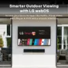Sylvox OT50B1K4GC 50" Partial Sun Outdoor TV_outdoor viewing