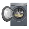 Haier X7 HW100B14367GUUK 10kg 1400 spin WiFi Connected Washing Machine - Graphite_in use