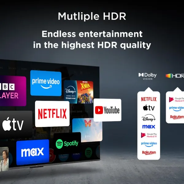 TCL 85T8C-UK 85" 4K QLED HDR Smart Ultra HD Google TV_HDR quality