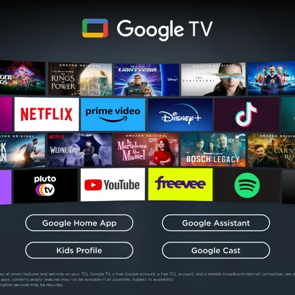 TCL 85T8C-UK 85" 4K QLED HDR Smart Ultra HD Google TV_apps