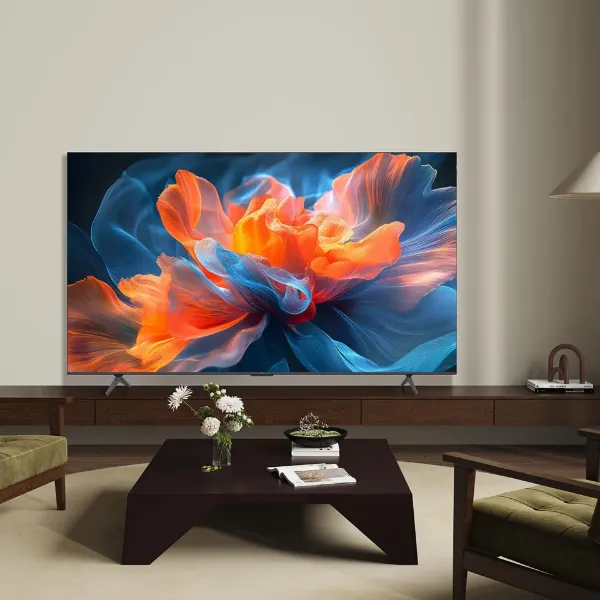 TCL 85T8C-UK 85" 4K QLED HDR Smart Ultra HD Google TV_room view 1