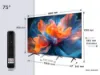 TCL 75T8C-UK 75" 4K QLED HDR Ultra HD Google TV_dimensions