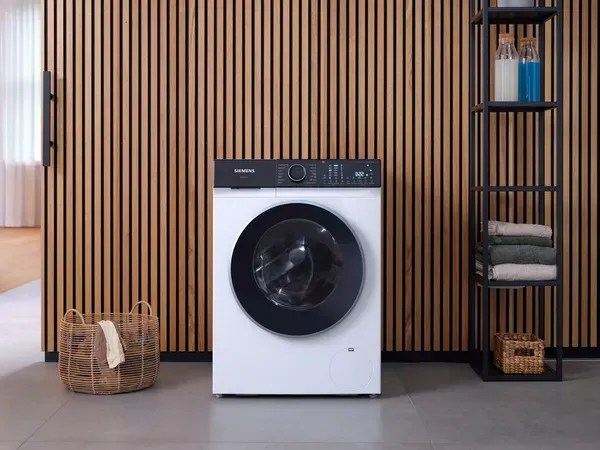 Siemens WG46H2A9GB iQ500 Washing machine, front loader 9 kg 1600 rpm, White main 3
