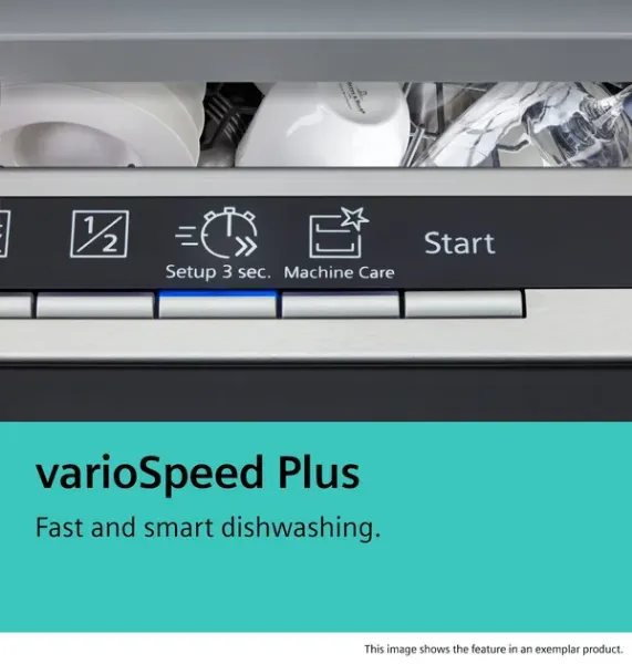 Siemens SN25EW13CE iQ500 Free-standing dishwasher 60 cm White feature