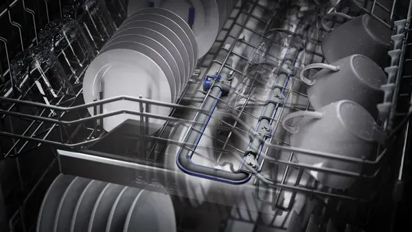 Siemens SN25EI13CE iQ500 Free-standing dishwasher 60 cm Brushed steel anti-fingerprint trays 4