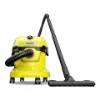 Karcher WD2PLUS Wet & Dry Vacuum Cleaner - Yellow_front view