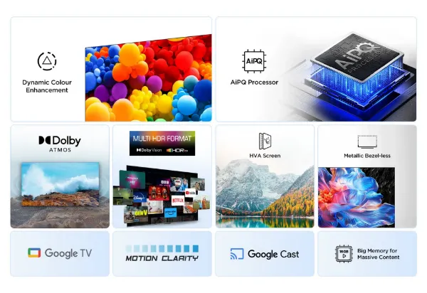 TCL 65V6C-UK 65" 4K Direct LED HDR Google TV_features