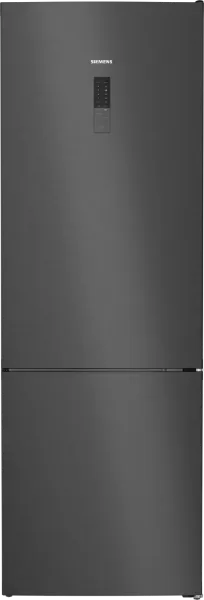 Siemens KG49NXXCF iQ300 Freestanding Fridge Freezer with Total noFrost in Brushed Black Steel AntiFingerprint_front