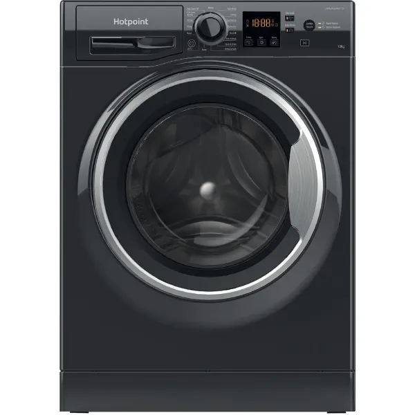 Hotpoint NSWM1046BSUK AntiStain WASHING MACHINE 10KG - Black - A  main