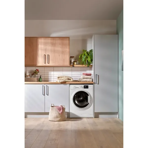 Hotpoint Anti-Stain NDB11724WUK 11+7KG White Freestanding Washer Dryer main 2