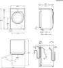 AEG LFR62844B 8kg 1400 Spin  Washing Machine - White_dimensions