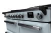 Rangemaster 15117 Estel Deluxe 100 Induction Range Cooker in Misty Blue with Chrome Trim - ESDL100EIPMSB/CM1_controls