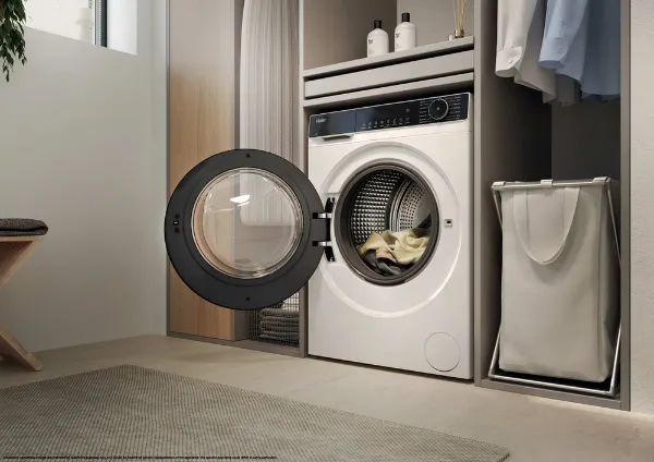 Haier HW90-BP14357TU1 9kg 1400 Spin Washing Machine - White_utility room