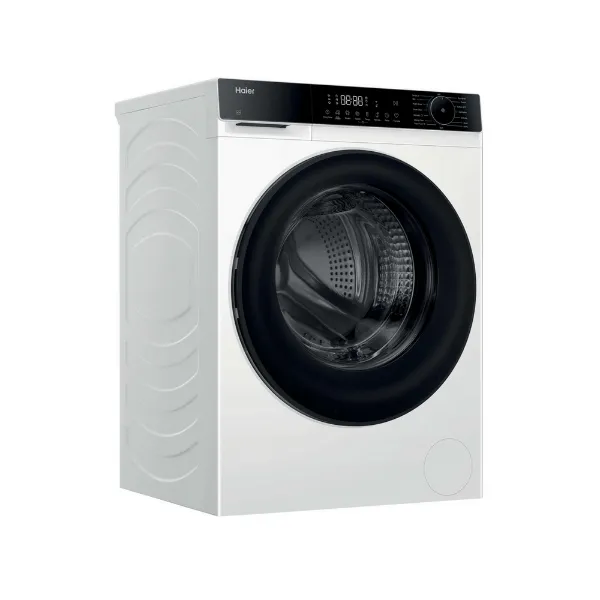 Haier HW90-BP14357TU1 9kg 1400 Spin Washing Machine - White_angled view