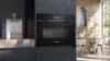 Picture of Siemens CM724G1B1B Built In Compact Oven With Microwave Function In Black