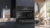 Picture of Siemens CM724G1B1B Built In Compact Oven With Microwave Function In Black