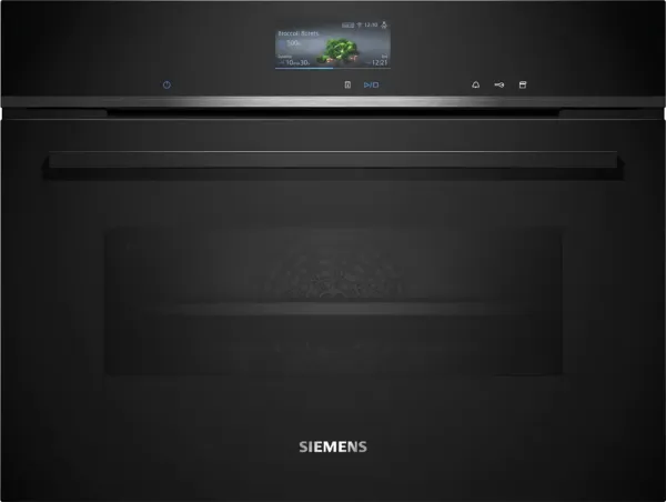 Picture of Siemens CS736G1B1 Built In Compact Oven With Steam Function In Black