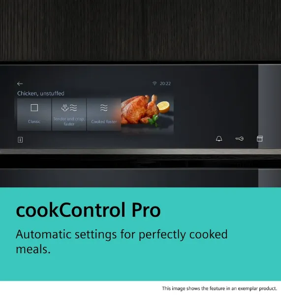 Picture of Siemens CM776G1B1B 60cm Built-in Compact Oven with Microwave Function in Black
