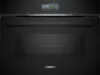 Picture of Siemens CM776G1B1B 60cm Built-in Compact Oven with Microwave Function in Black