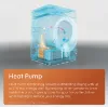 Hotpoint CHD93MWWUK 9kg 60cm Heat Pump Tumble Dryer with PetHairCare_heat pump