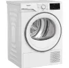 Hotpoint CHD93MWWUK 9kg 60cm Heat Pump Tumble Dryer with PetHairCare_angled view