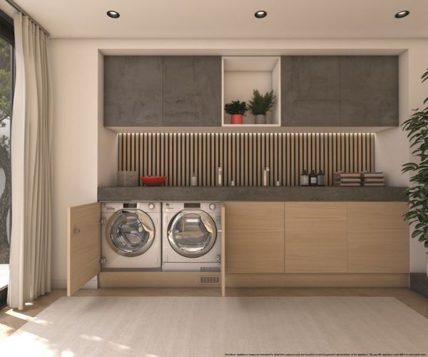 Hoover HBDOS695TAMCET80 Built In 9kg Wash 5kg Dry Washer Dryer_kitchen view