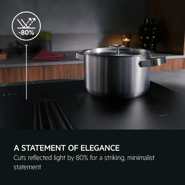 AEG TCH74B01FZ 6000 SaphirMatt® 70cm Induction Extractor Hob _elegance