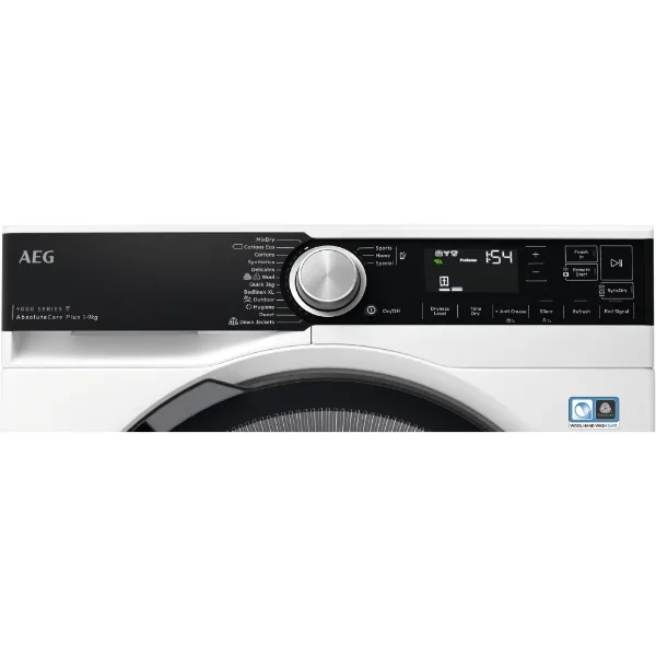 AEG TR959M6BC 9000 AbsoluteCare® + Heat Pump 9 kg Tumble Dryer_controls